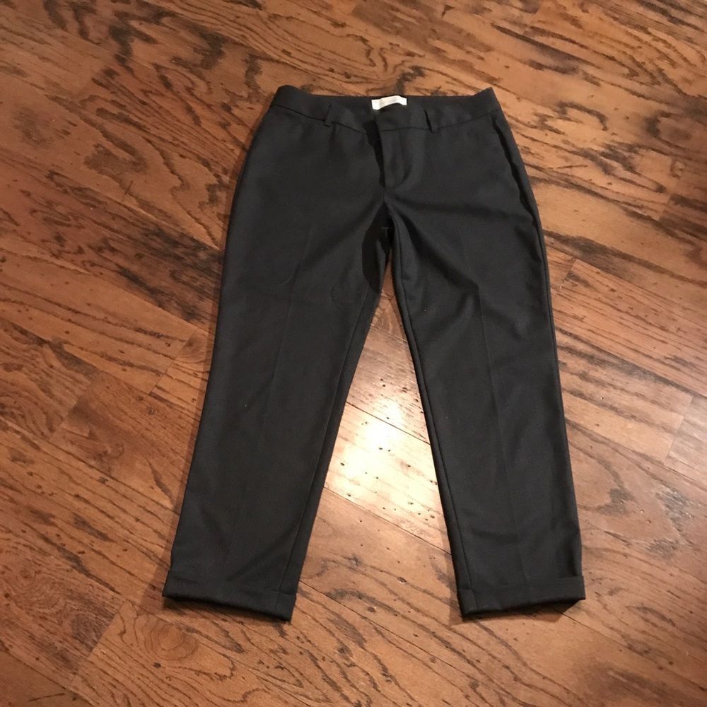 Gap Plad Slim Fit Crop Pants Size 2